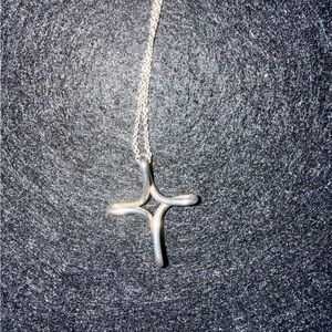 Tiffany & Co. Silver Cross Necklace